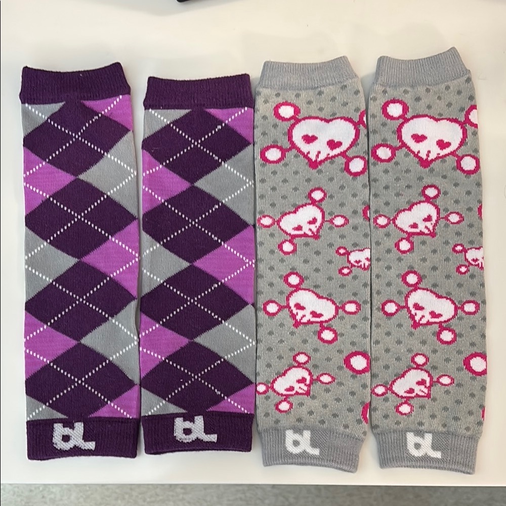 Baby legs BabyLegs bundle argyle heart skulls